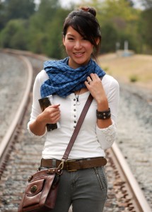 Female Nathan Drake Uncharted Cosplay - Train Tracks