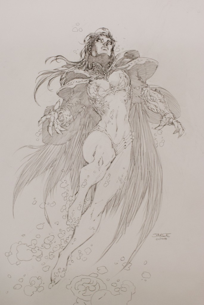 Jim Lee pencil sketch – the stylish geek